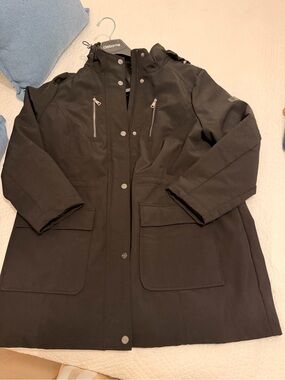 DKNY Black Winter Coat